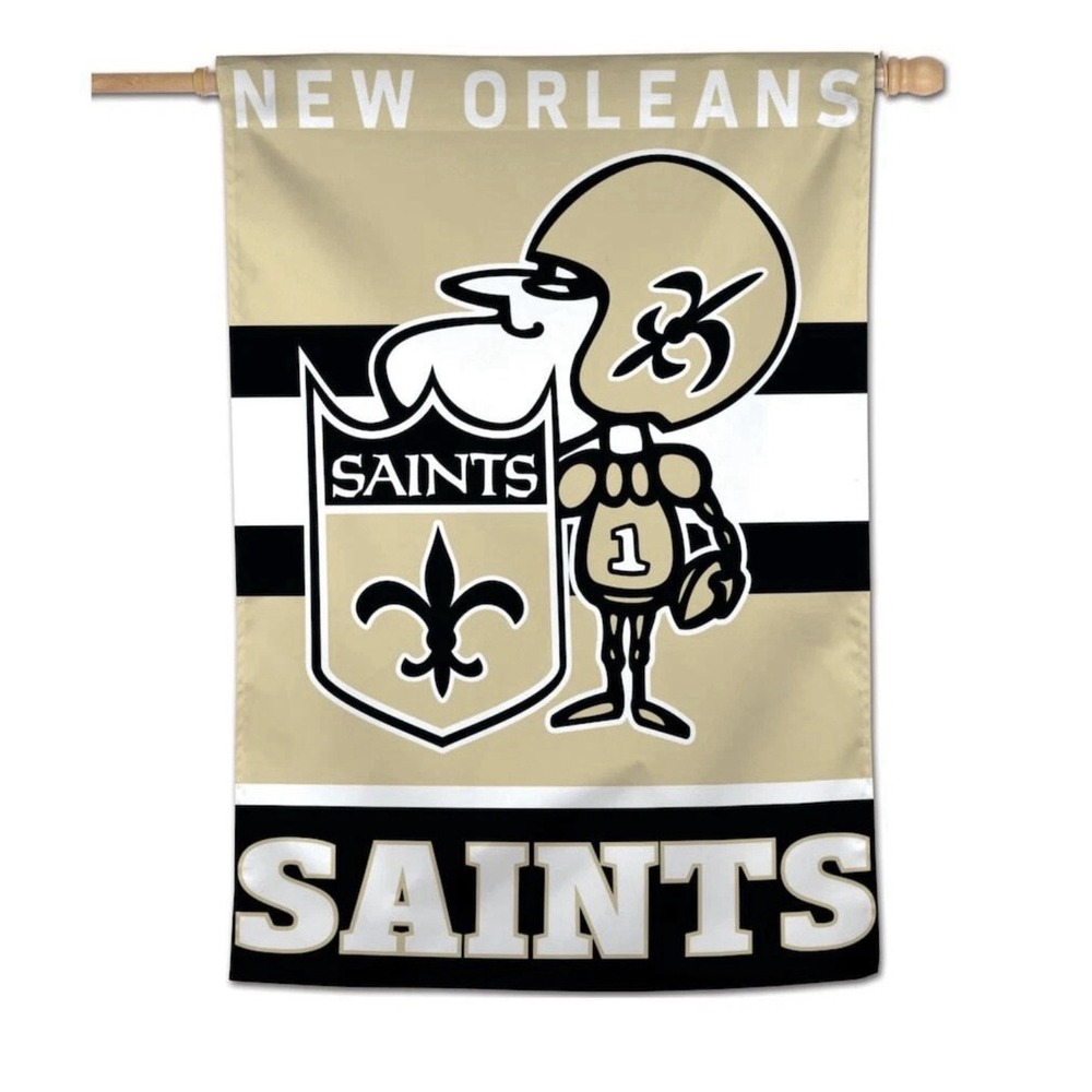 NFL New Orleans Saints Flag Graden Flag 28"x40" NEW